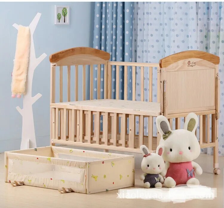 Baby Cribs Bedding Solid wood  baby nest