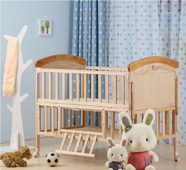 Baby Cribs Bedding Solid wood  baby nest