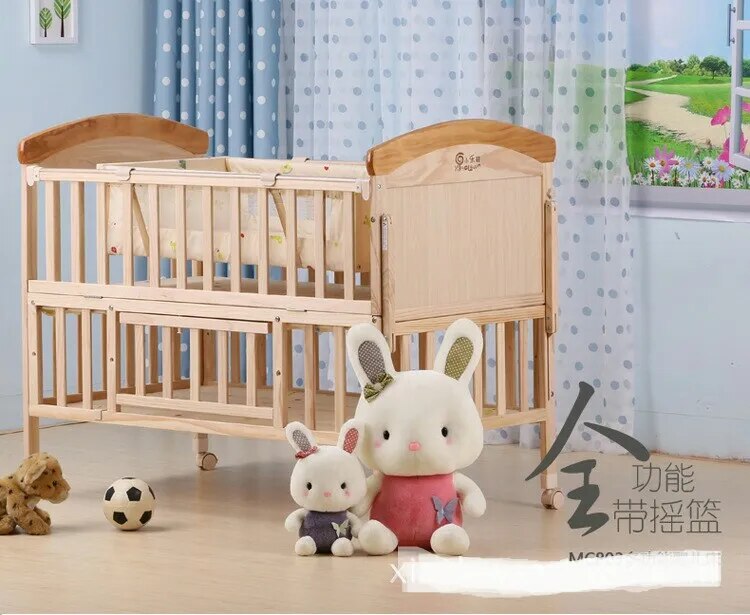 Baby Cribs Bedding Solid wood  baby nest