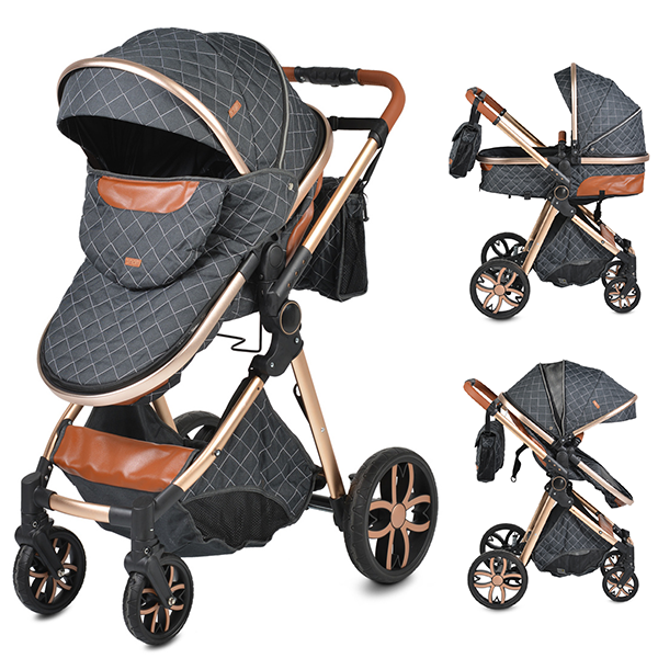 3 in 1 High Landscape Baby Stroller