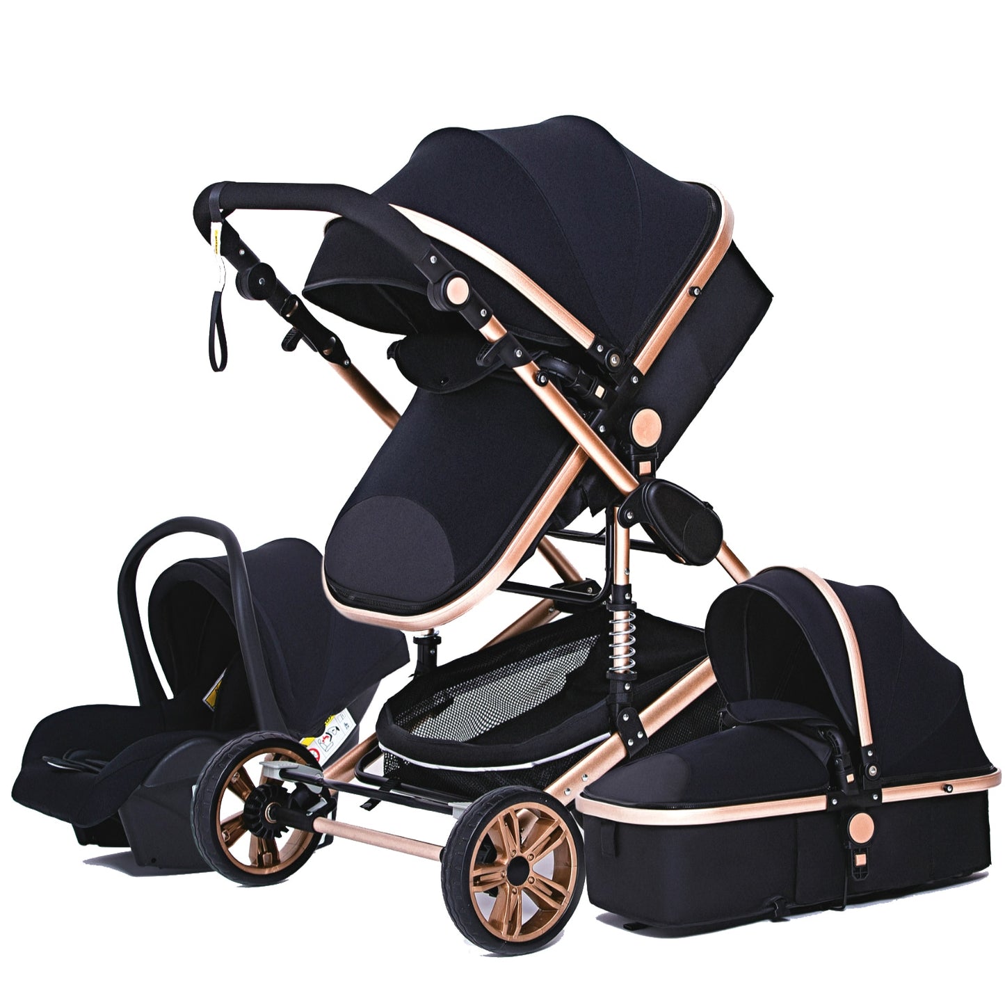 3 in 1 Luxurious Baby Stroller