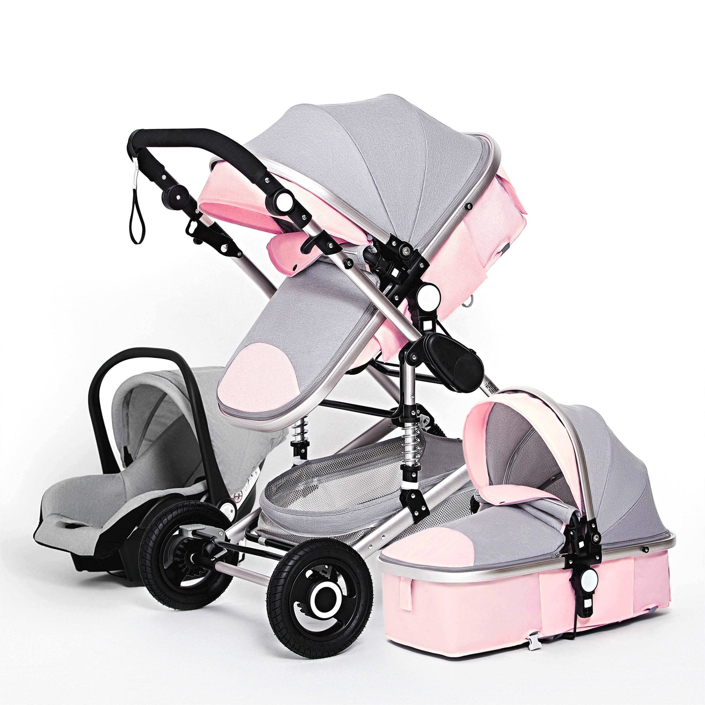 3 in 1 Luxurious Baby Stroller