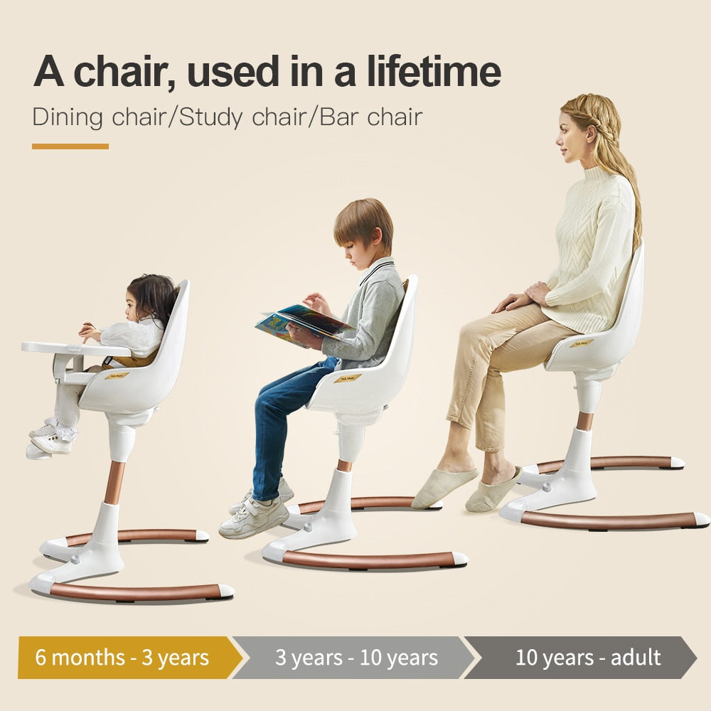 360°Rotating Baby High Chair