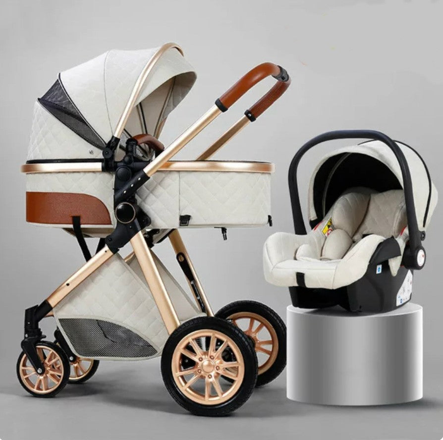 3 in 1 High Landscape Baby Stroller