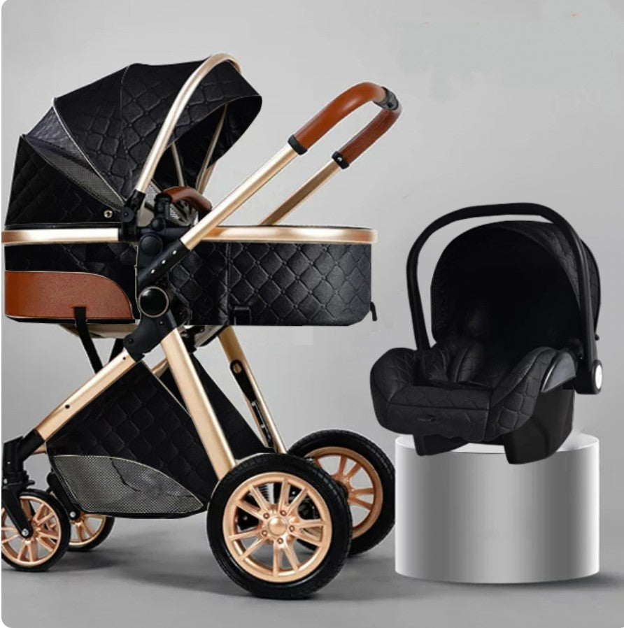 3 in 1 High Landscape Baby Stroller