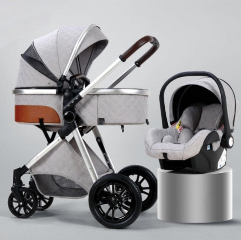 3 in 1 High Landscape Baby Stroller